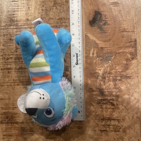 A&A GLOBAL INDUSTRIES PLUSH STUFFED ANIMAL | BLUE LION WITH PINK FUR - Picture 7 of 8